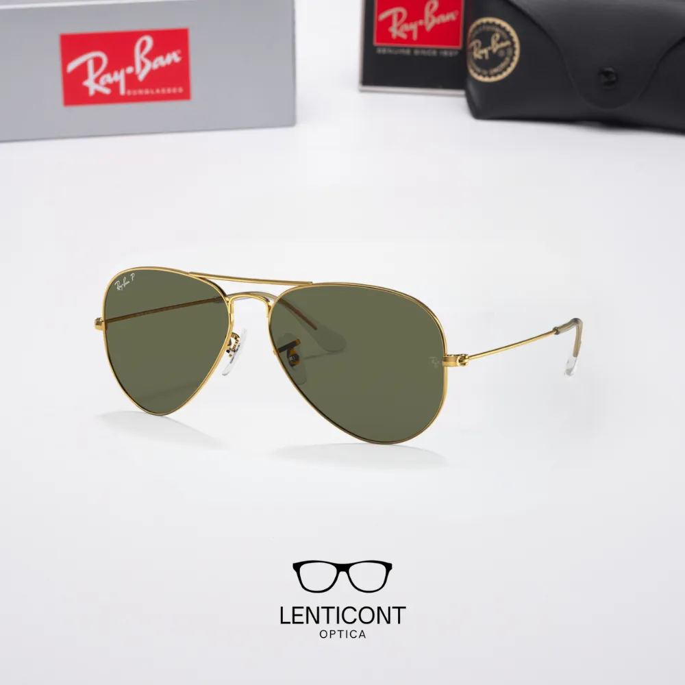 Ray Ban Aviator Large Metal Polarizado | 0RB3025 001/58